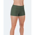 thumbnail image 4 of Women Premium 3" / 5" Inseam No-Ride Compression Active Workout Booty Shorts Running Yoga Volleyball Crossfit, 4 of 7