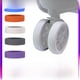 thumbnail image 2 of Funda protectora de silicona para ruedas de equipaje y zapatos con ruedas, funda protectora de silicona con reducción de ruido para sillas, 2 of 2