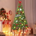 thumbnail image 3 of Patiojoy 9Ft Artificial Christmas Tree PVC Hinged Spruce Xmas Tree W/ 2094 Branch Tips, 3 of 10
