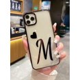 thumbnail image 1 of Letter Graphic Clear Phone Case, 1 of 4