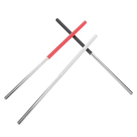 WHAMVOX 3Pcs Triangle Alloy Strikers Zinc Alloy Percussion Sticks for Musicians Concerts 7.82X0.24X0.24in