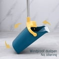 thumbnail image 5 of Kafsov 34in Long Handle Brooms and Dustpan Set, Space-Saving and Efficient Cleaning for Home, Office, Kitchen, Garden Blue, 5 of 9