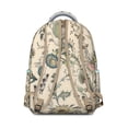thumbnail image 3 of "Tropical Wildflower Backpack - Sunflower Inspired College Bookbag with Laptop Sleeve & Multiple Organizational Pockets, Stylish Floral Gift", 3 of 6