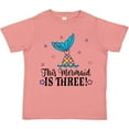 thumbnail image 3 of Inktastic 3rd Birthday Mermaid Tail Girls Party Girls Toddler T-Shirt, 3 of 5