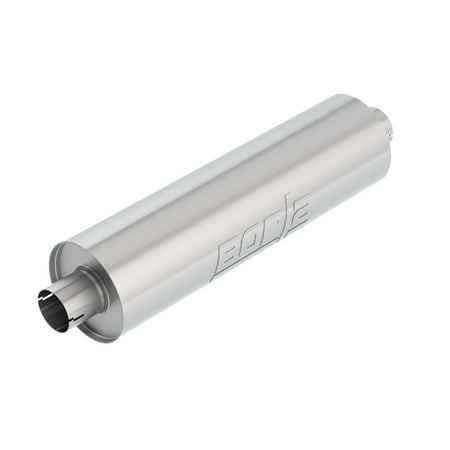 Borla 400130 S-Type Universal Performance Muffler; 2.75 in. In/Out; 6.75 in. Dia. x 24 in.;