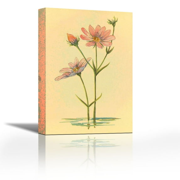 Sea Pink - Contemporary Fine Art Giclee on Canvas Gallery Wrap - wall décor - Art painting - 18 x 27 Inch - Ready to Hang