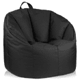 thumbnail image 1 of Bouclair Black Canvas Bean Bag, 1 of 10