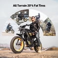 thumbnail image 2 of Coswheel GT20 Pro 4000W Electric Bike for Adults,40 MPH , 48V 40Ah Battery Up to 145 Miles, 20" x 4" Fat Tire Full Suspension, Dual Hydraulic Disc Brake E-Bike, 2 of 8