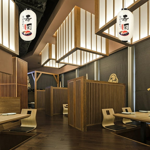 Moluckfu 1Set Japanese Lantern for Homeowners and Business Owners 17.68X9.82X9.82in