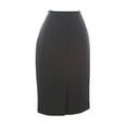 thumbnail image 2 of PERTE BY KRIZIA Women's Adorned Textured Skirt 6 Black, 2 of 2