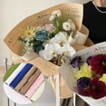 thumbnail image 2 of BAETEUY 1 Roll Bouquet Paper Good Toughness Free Stretching Multipurpose Flower Packaging Honeycomb Paper Waterproof Floral Wrapping Paper Sheet Florist Supplies, 2 of 8