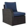 thumbnail image 2 of CorLiving Brisbane 6 Piece Rust Resistant Wicker Outdoor Conversation Set, 2 of 9