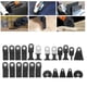 thumbnail image 3 of Kit de 23 hojas de sierra oscilantes de acero con alto contenido de carbono para cortar plástico, madera, metal blando, 3 of 9