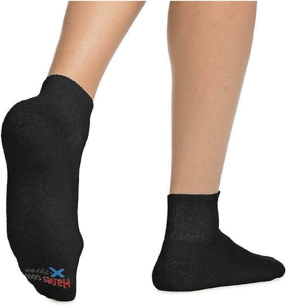Hanes Men's 6-Pack X-Temp Active Cool Ankle Socks Black, (Shoe Size 6-12 / Sock  Size 10-13) (Fresh IQ Advanced Odor Protection Technology, Extra-Thick Active  Cooling / Reinforced Heel  Toe CC12 - Walmart.com