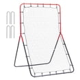 thumbnail image 1 of VEVOR Baseball And Softball Rebounder Net 3x4.5 ft PitchBack 3-Way Trainer, 1 of 9