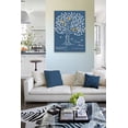 thumbnail image 4 of MuralMax Personalized Family Tree Canvas Wall Art - Wedding Bridal Shower Decor Gifts For Friends - Milestone Quote With Custom Name & Date - Unique Bride & Groom Presents - Blue # 4 - Size 10x12, 4 of 6