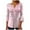 Pink Tops for Women_z, variant on CYMMPU Floral Printed 3/4 Length Sleeve Summer Fall Plus Size Tunic Tops Business Work Blouses to Wear with Leggings V-Neck Vintage Shirts Elegant Blouse 2025 Clothes for Women Pink M
