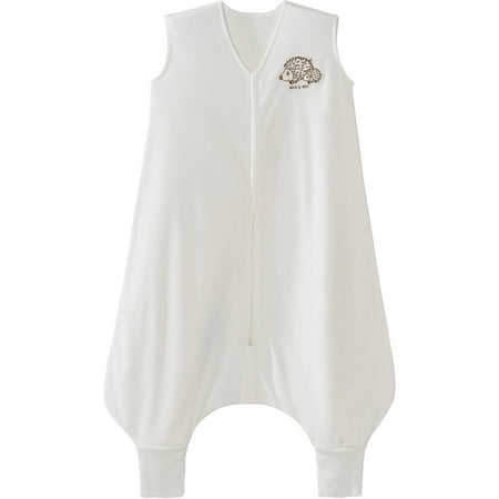 HALO SleepSack Big Kids' Wearable Blanket - Light Weight Knit - Cream with Hedgehogs Embroidery - 4/5T