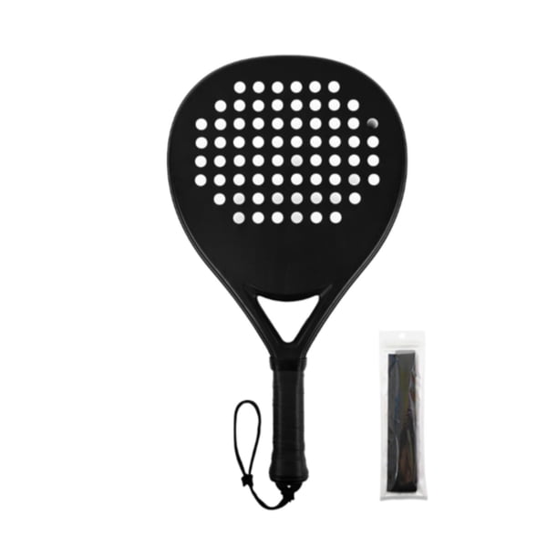 Raqueta de pádel, accesorio para jugar al pádel, absorción de impactos, cómoda para practicar, actividades deportivas, entrenamientos, partidos y