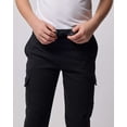 thumbnail image 4 of Real Essentials 3 Pack: Boys' Cotton Fleece Cargo Joggers Athletic Sweatpants - Kids Casual Sports Pants Pockets (Ages 6-16), 4 of 6
