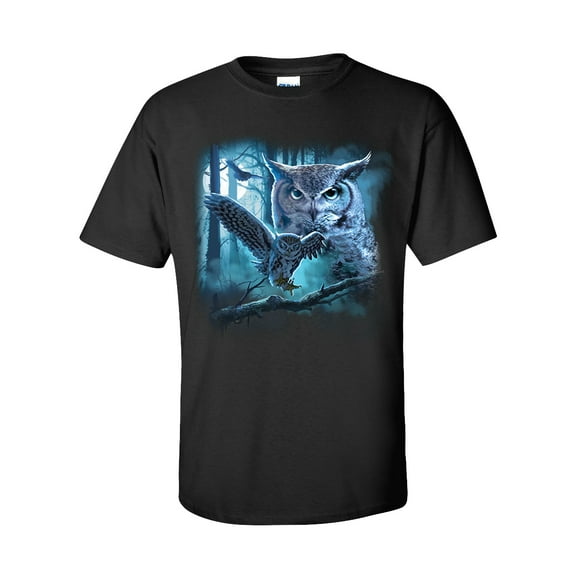 Trenz Shirt Company Owl Vat Unisex Short Sleeve T-shirt-Black-Small