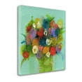 thumbnail image 2 of Tangletown Art, 20 x 20 "Finger Painting Blue " by Amber Berninger, Gallery Wrap, 2 of 2