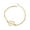 B, variant on Dainty Bracelets for Women Personalized Initial Bracelet Gold Plated Titanium Steel Letter Bracelet Dainty Titanium Steel Bracelet Delicate Disc Name Bracelet for Women Girls