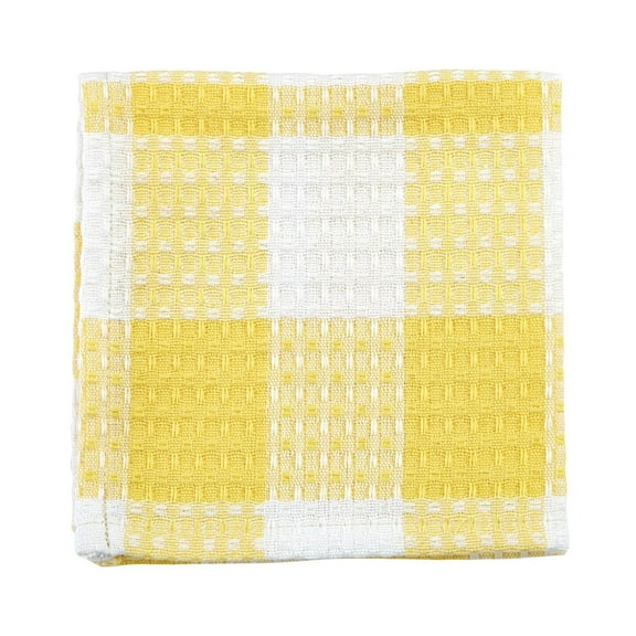Wicklow Check Yellow Dishcloths - Set of 6 - Park Designs