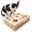 Large 11.8×15.4IN, variant on Wooden Scratch Puzzle Enrichment Box,Interactive Slow Feeder Maze Puzzle ,Durable Mental Enrichment . Boredom & Destructive Behaviors