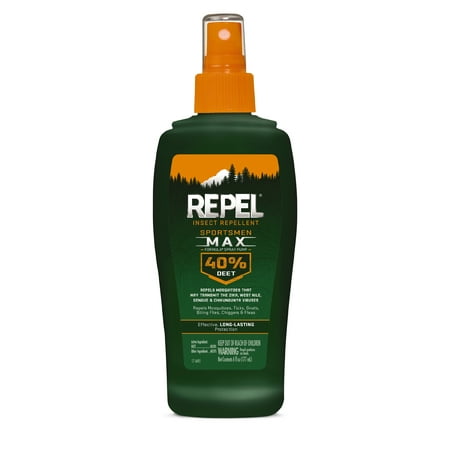 Repel Insect Repellent Sportsmen Max Formula Spray Pump 40% DEET, 6-fl