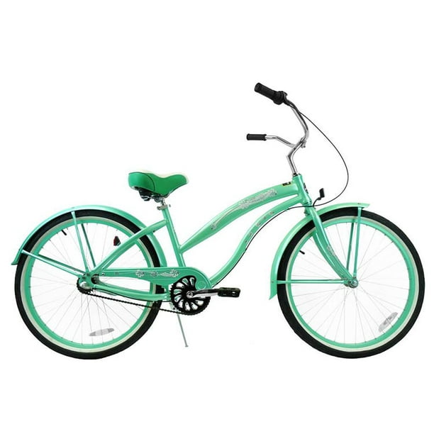 beach cruiser bike mint green