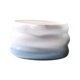 thumbnail image 3 of Cuenco de cerámica para té matcha, elegante cuenco de porcelana para preparar té. Gradiente azul, 3 of 9