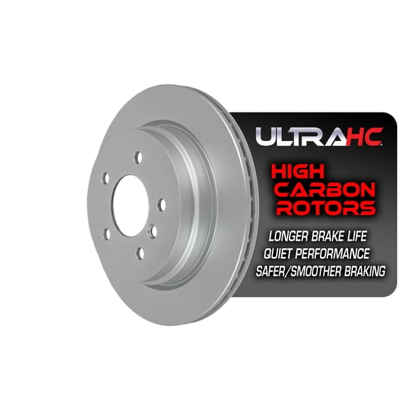 UltraHC Coated High Carbon Brake Rotor, Rear UR003051, BMW 328i 2013-2007