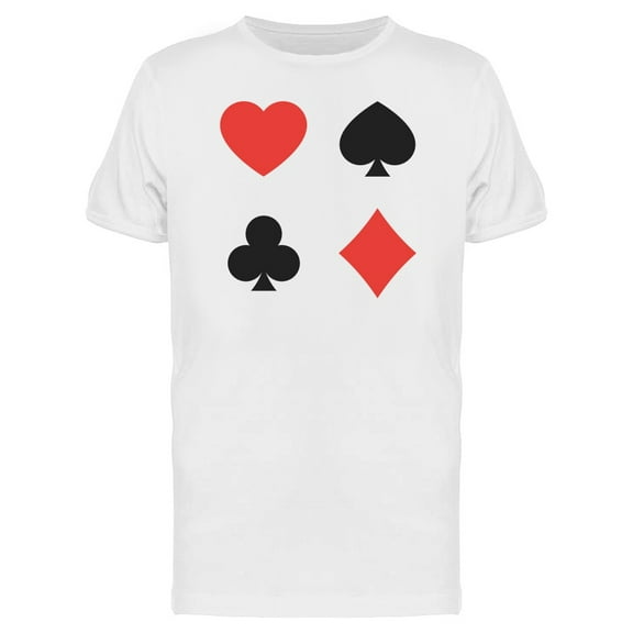 Playing Card Minimal Art Tee Men's -Image by Shutterstock