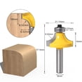 thumbnail image 3 of 5 Pcs Router Bit 8mm Shank Surface Painted Alloy Round R Corner Trimming Router Bit, 3 of 8
