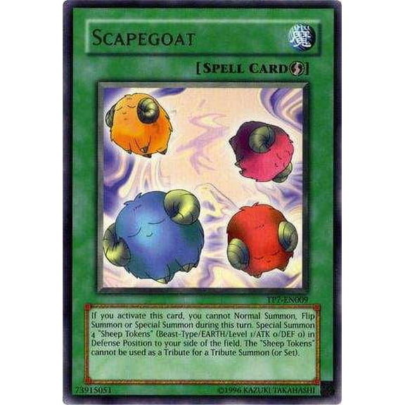 YuGiOh Tournament Pack 7 Rare Scapegoat TP7-EN009