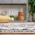 thumbnail image 4 of SAFAVIEH Luna Damian Oriental Area Rug, Beige/Navy, 5'3" x 7'6", 4 of 8