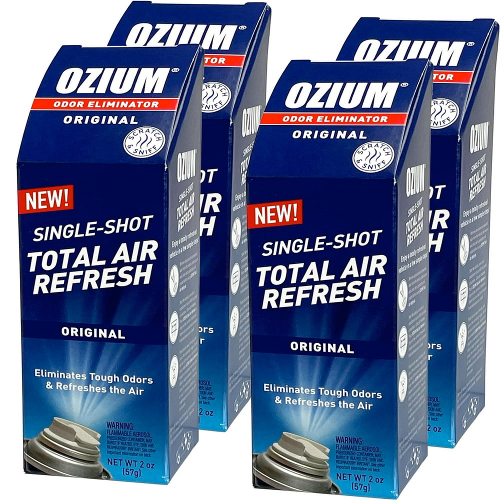Ozium SingleShot Total Air Refresh 2oz Car Fogger Odor Eliminator