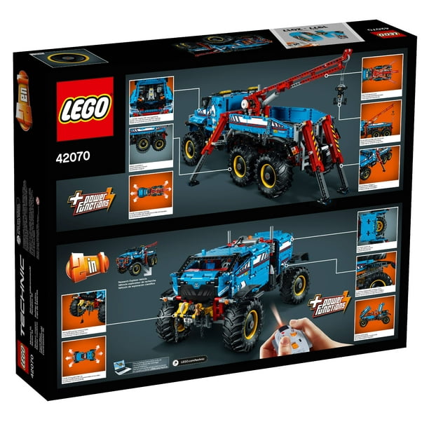 LEGO Technic 6x6 Terrain Tow 42070 - Walmart.com