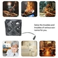 thumbnail image 2 of High Efficiency 120mm 12V 6000RPM Small Cooling Fan Ventilation Exhaust Fan Kits For Workshops Bathrooms Greenhouses, 2 of 8