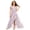 K133 Purple, variant on Infant Kids Girls Maxi Dress With Ruffles Summer Puff Sleeve Floral Printed Square Neck Comfortnable Dresses Green Size 9-10 Years