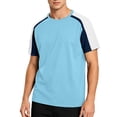 thumbnail image 4 of Gfyviroh Men's Athletic Tees Color Block Breathable Crew Neck T-Shirt Lightweight Summer Short Sleeve Workout Shirts, 4 of 7