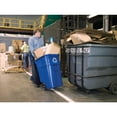 thumbnail image 7 of Rubbermaid Commercial Products 50 Gallon Rollout Trash Can, Blue, 7 of 7