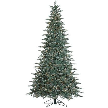 Vickerman 9 Crystal Frost Balsam Fir Artificial Christmas Tree With 1000 Clear Lights 70 Vickerman 9 Crystal Frost Balsam Fir Artificial Christmas Tree With 1000 Clear Lights 70