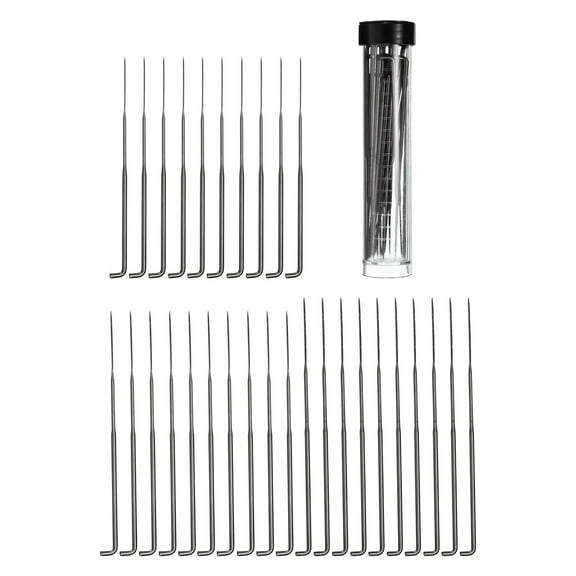 Uxcell 30Pcs Wool Felt Needle Set 3 Sizes Handcraft Felting Needles Kit Tool Accessories Supplies for Needle Felting