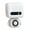 white, variant on Generic Portable Bluetooth Speaker, Small Cute Robot Shape Speaker with Wireless Call Functions, Subwoofer Design, Built in Mic, Multifunction Smart Speaker for Bedroom Office