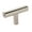 Polished Nickel, variant on Amerock Bar Pulls 1-15/16 inch (49mm) Length Golden Champagne Cabinet Knob - 10 Pack