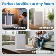 Everlasting Comfort 6L Top Fill Humidifier, Auto Shut-Off Cool Mist Oil Diffuser
