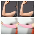 thumbnail image 5 of Unique Bargains 1 Pair Arm Shapers Arm Slimming Sleeves Fat Burning Light Weight Pink Polyester, 5 of 6