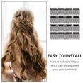 thumbnail image 2 of FRCOLOR Wig Caps Clips Comb 100Pcs Simple Structure Plastic Wig Accessory Clips for Men and Women Daily Use 3.6X3.2X0.4In,1.42"X1.26"X0.04", 2 of 5